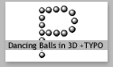Dancing Balls in 3D Space +TYPO